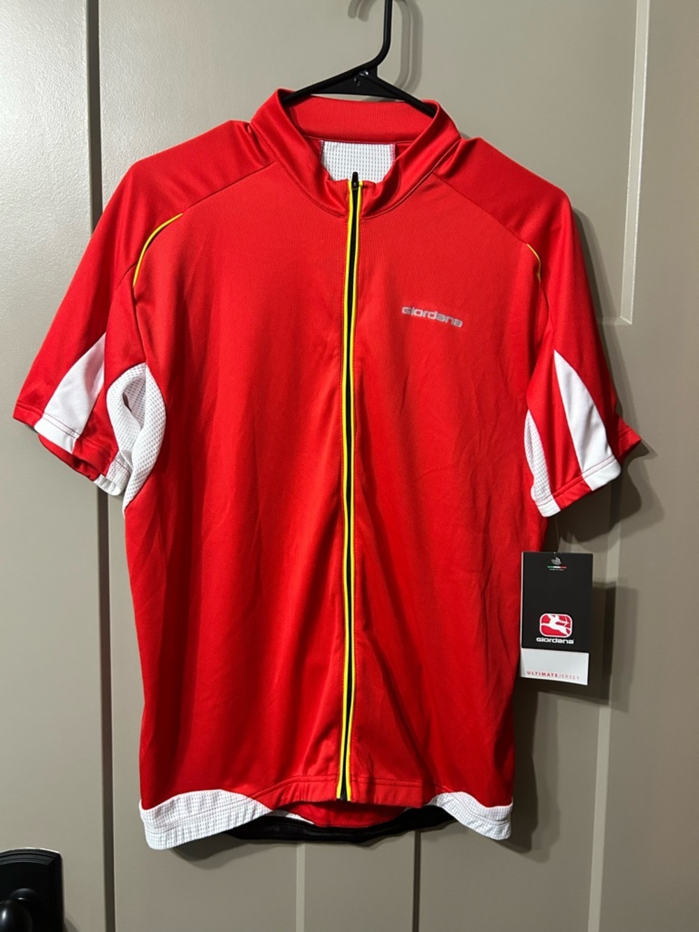 Giordana Ultimate Red Cycling Jersey Tenax Men 2xl